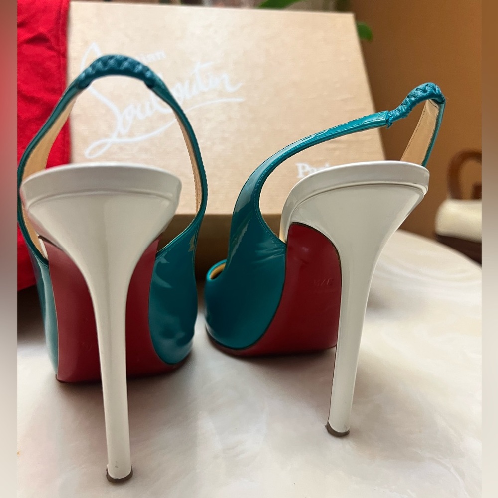 Christian Louboutin multicolor heels - Picture 4 of 5